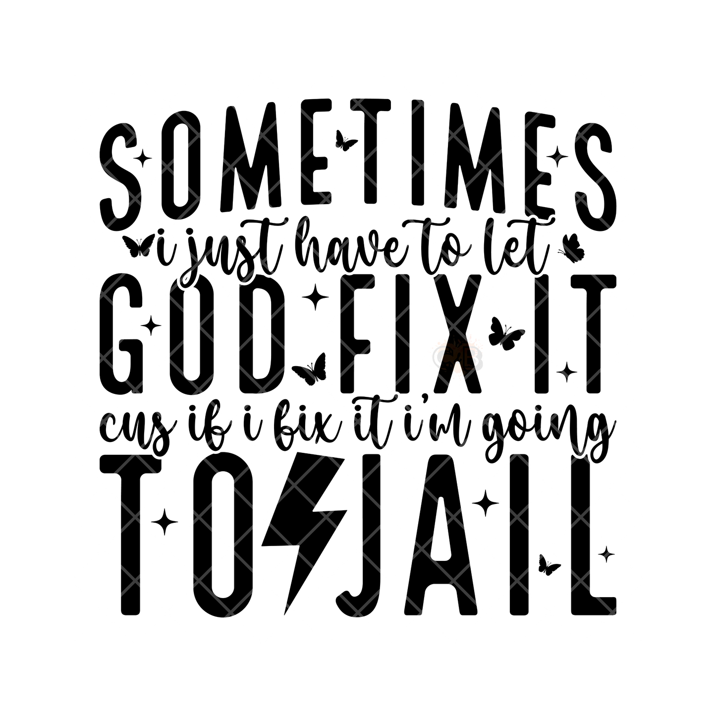 God Fix It PNG