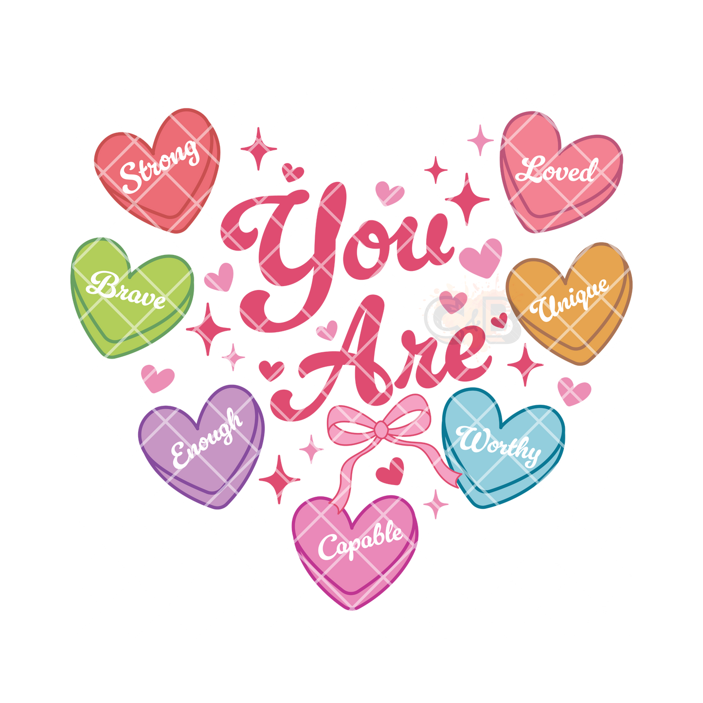 Valentine hearts in a heart shape T-Shirt