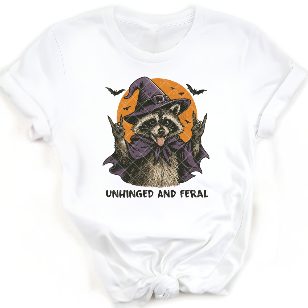 Unhinged Raccoon PNG File