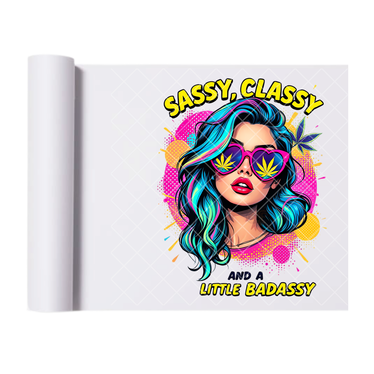 Sassy Classy - Direct Print Film Transfer for T-Shirts, Cotton, Polyester & Blends - High-Quality Print
