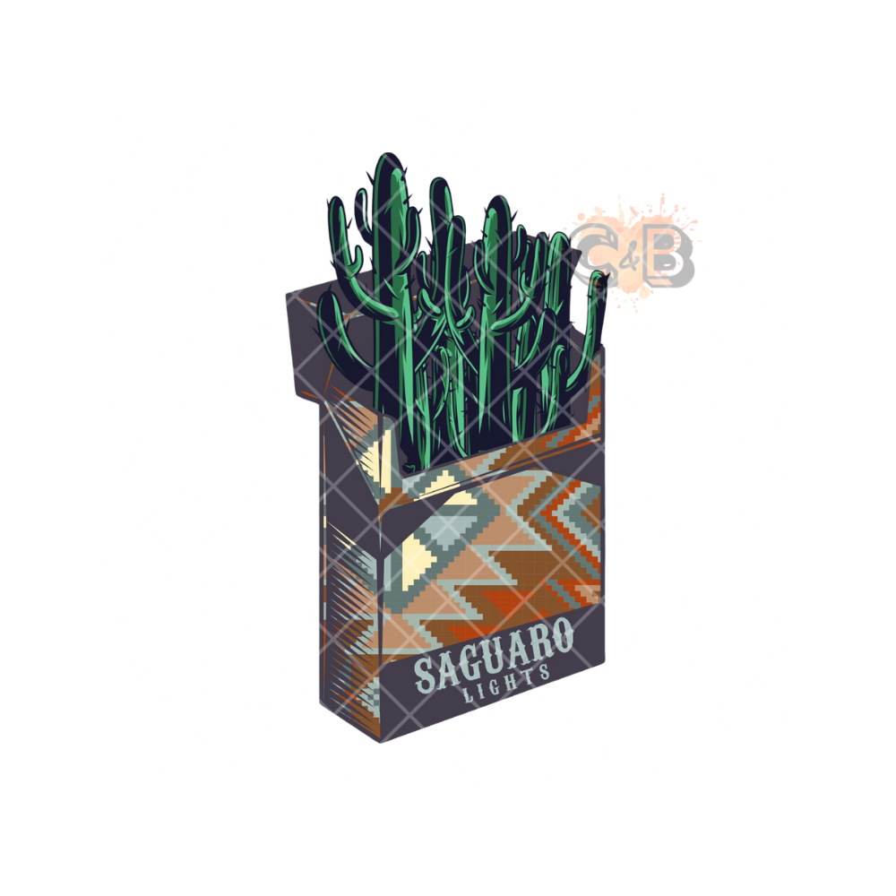 Saguaro Cactus Smoke PNG