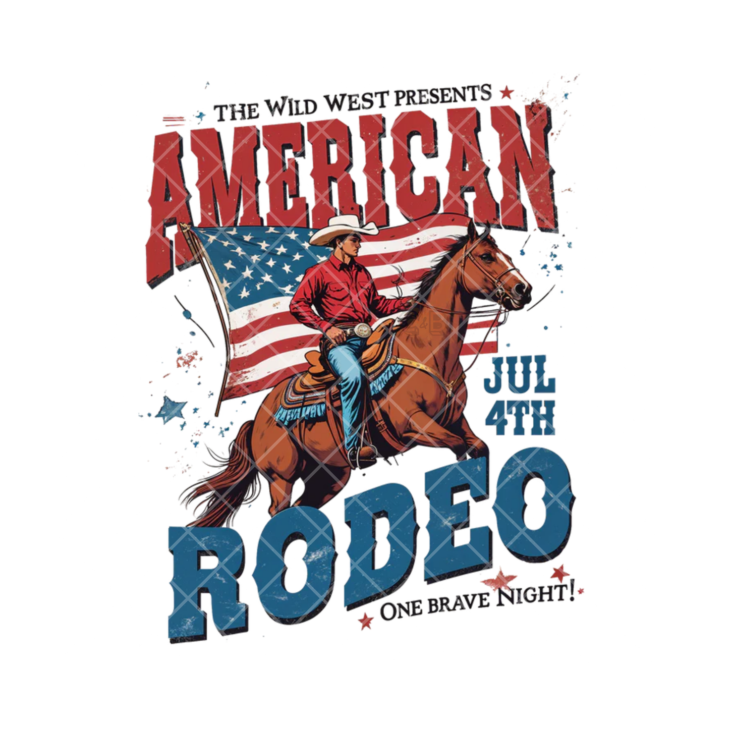 American Rodeo July 4th PNG