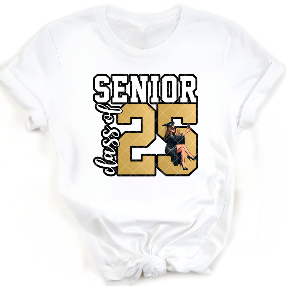 Class of 2025 Brunette Senior PNG