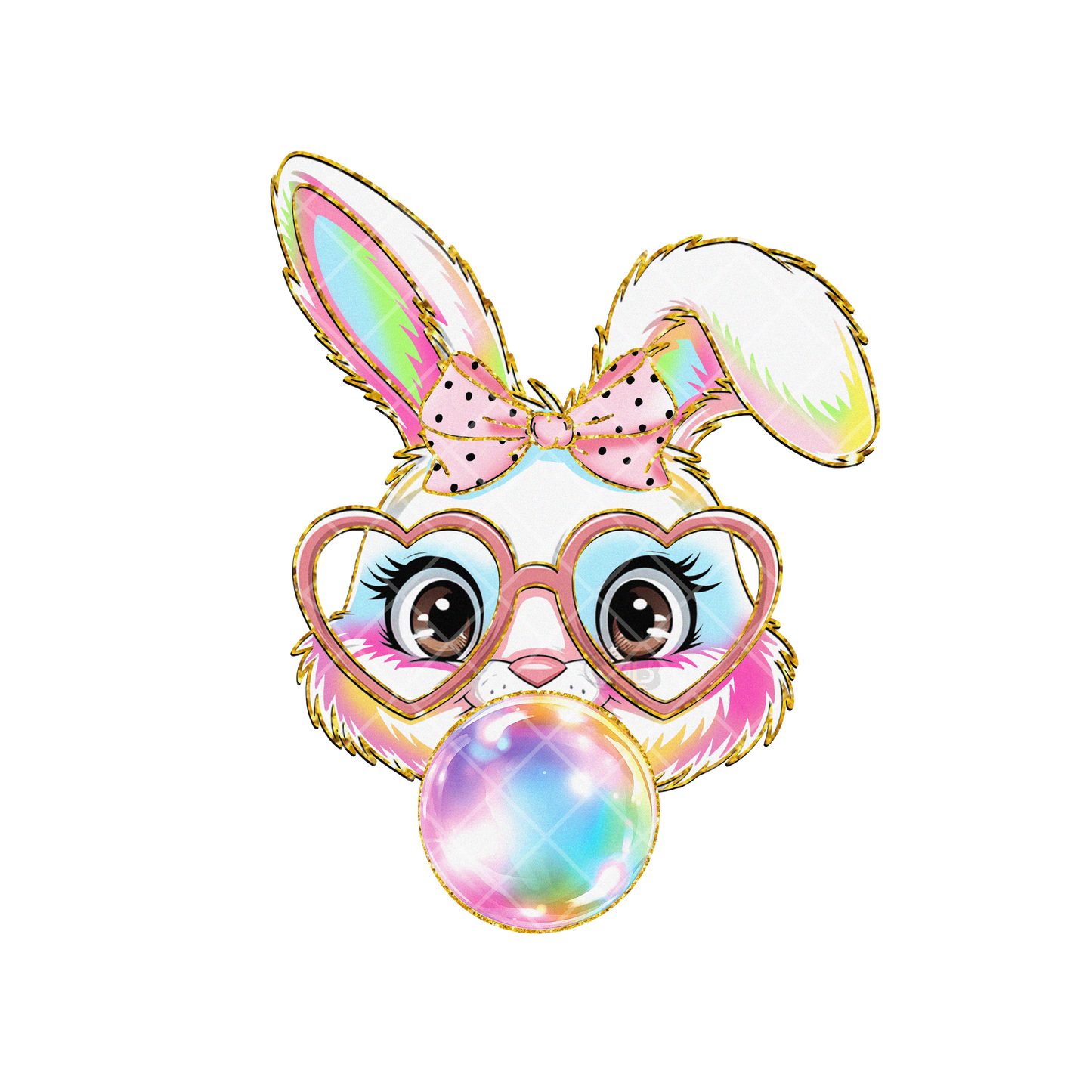 Bunny Heart Shaped Shades PNG