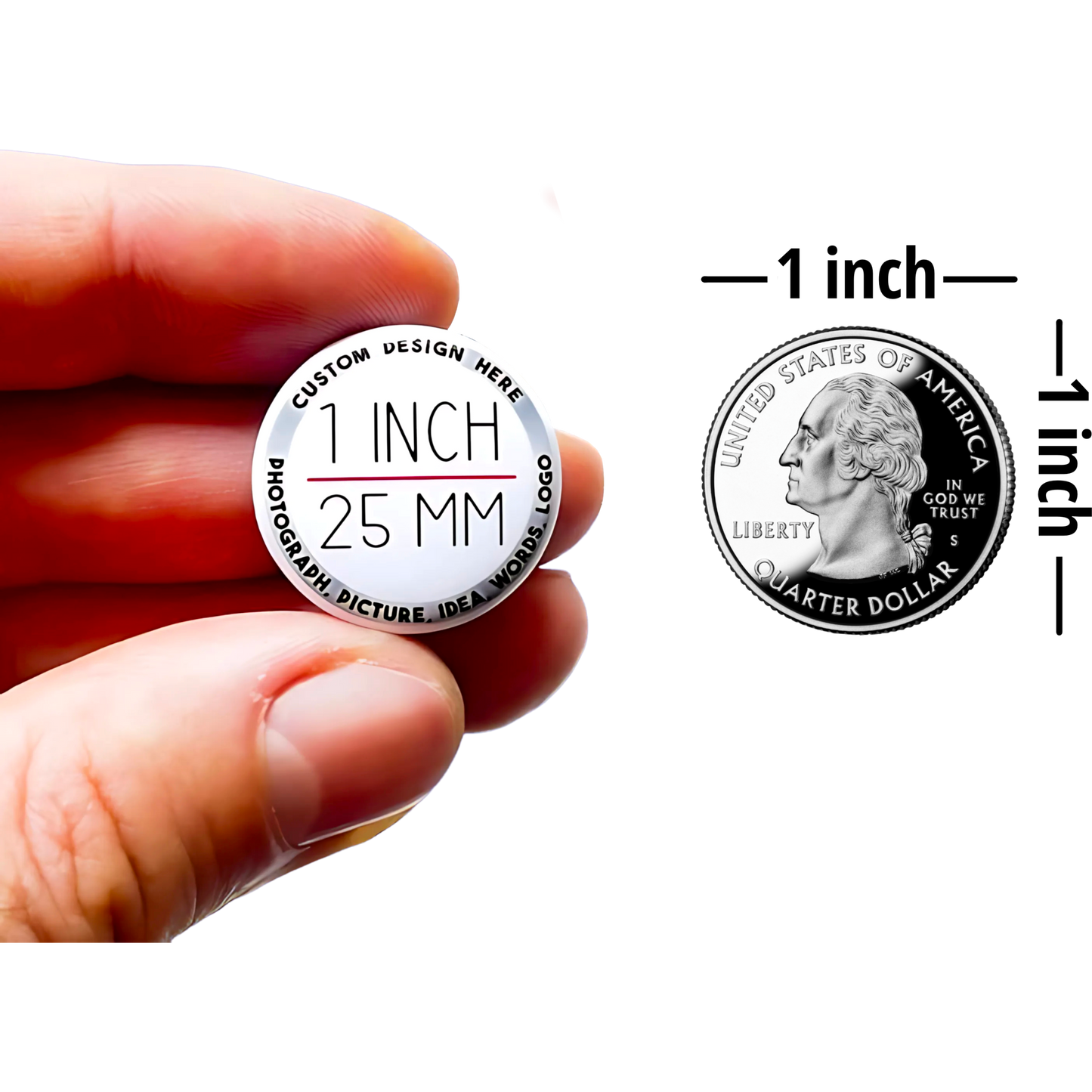 Make Your Own Button 1”