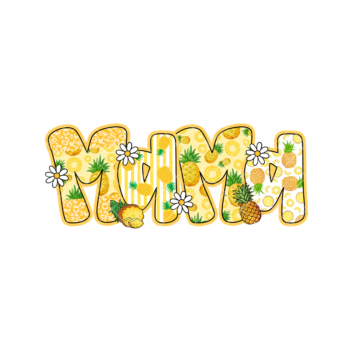 Mama Pineapple Theme PNG