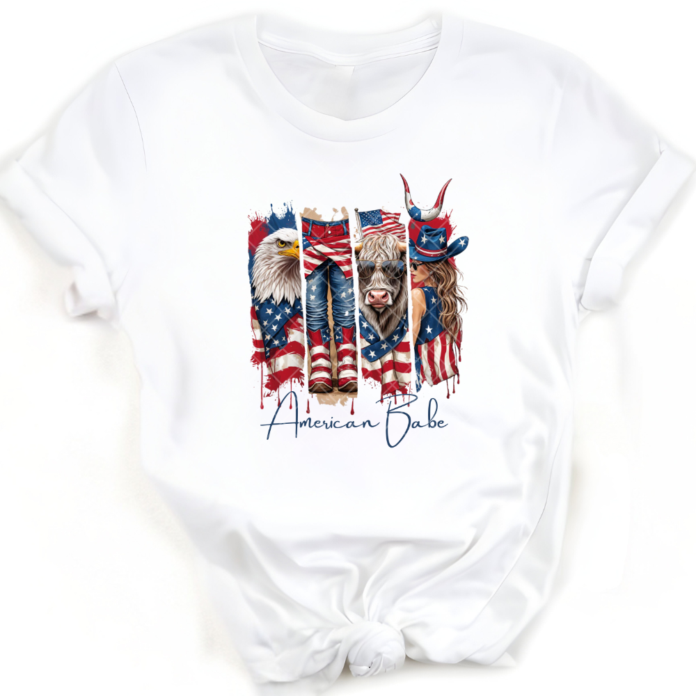 American Babe PNG File