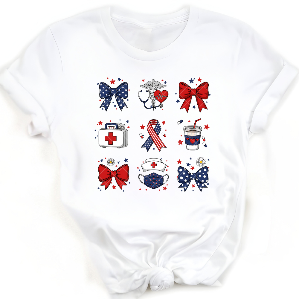 Independence Day Nurse Theme PNG