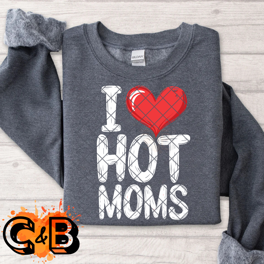 I love moms heart PNG