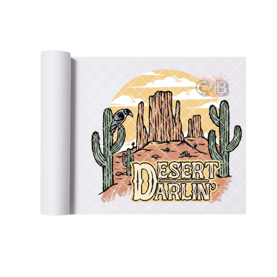 Desert Darlin’ Western DTF Transfer