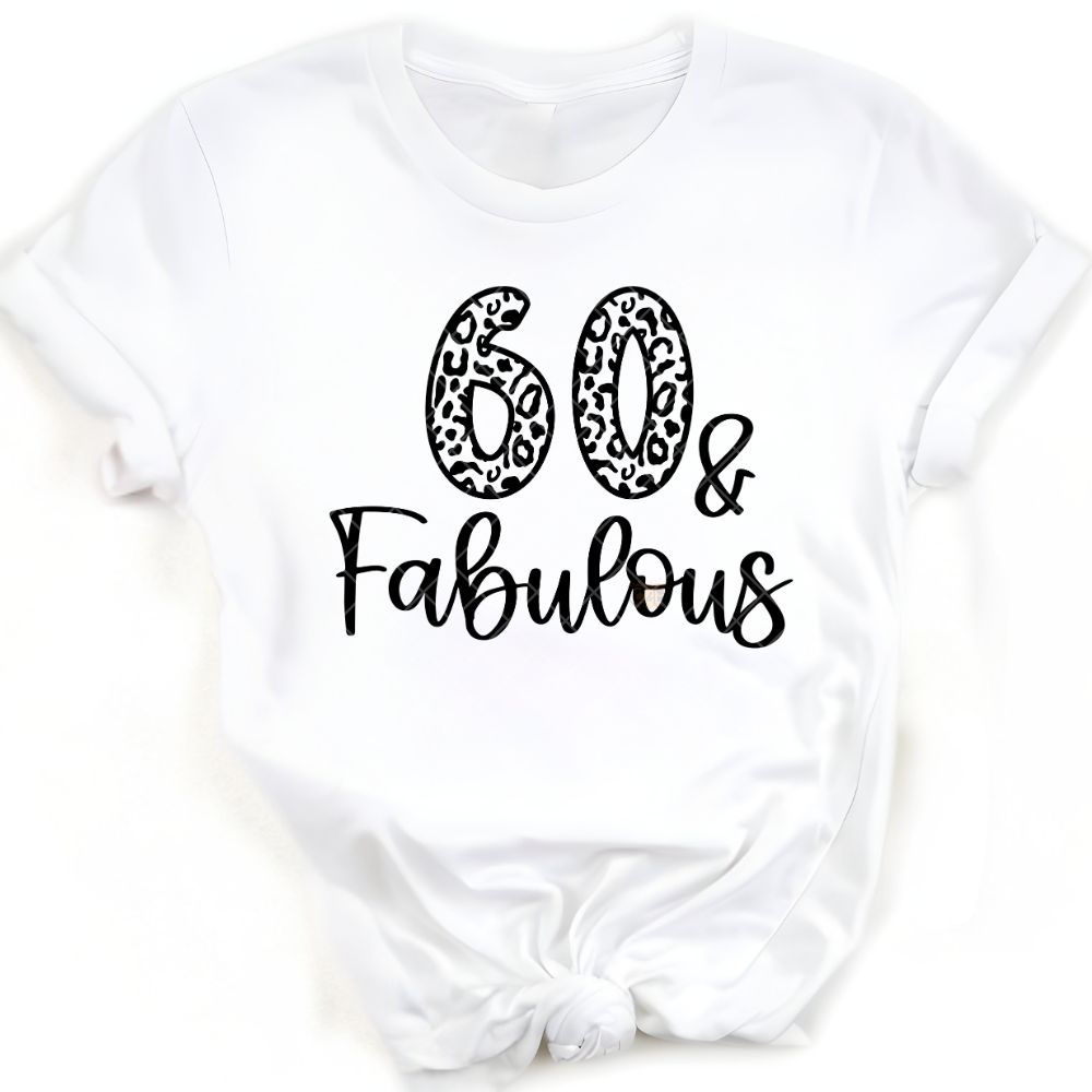 60 & Fabulous PNG