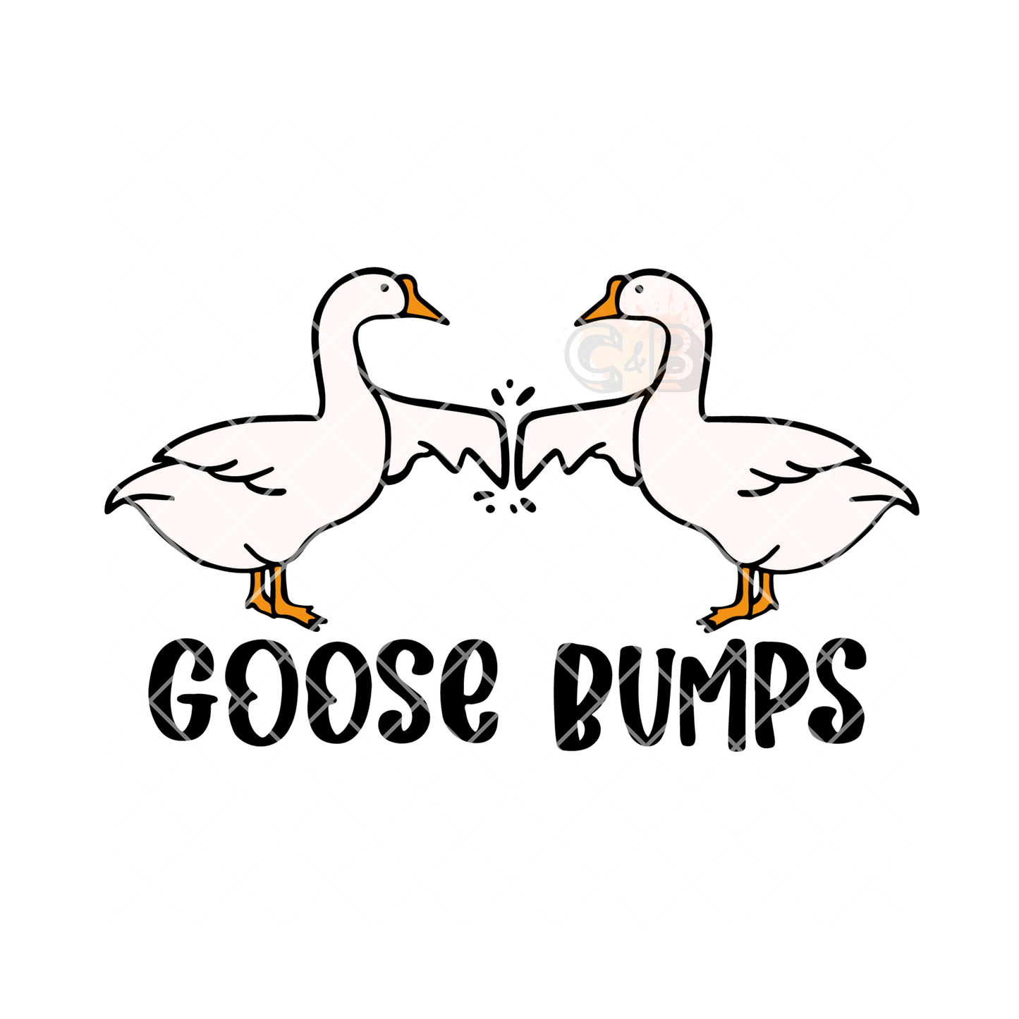 Goose bumps two geese PNG