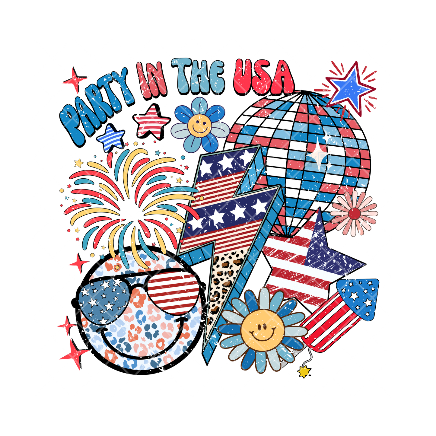 Party In The USA Collage PNG