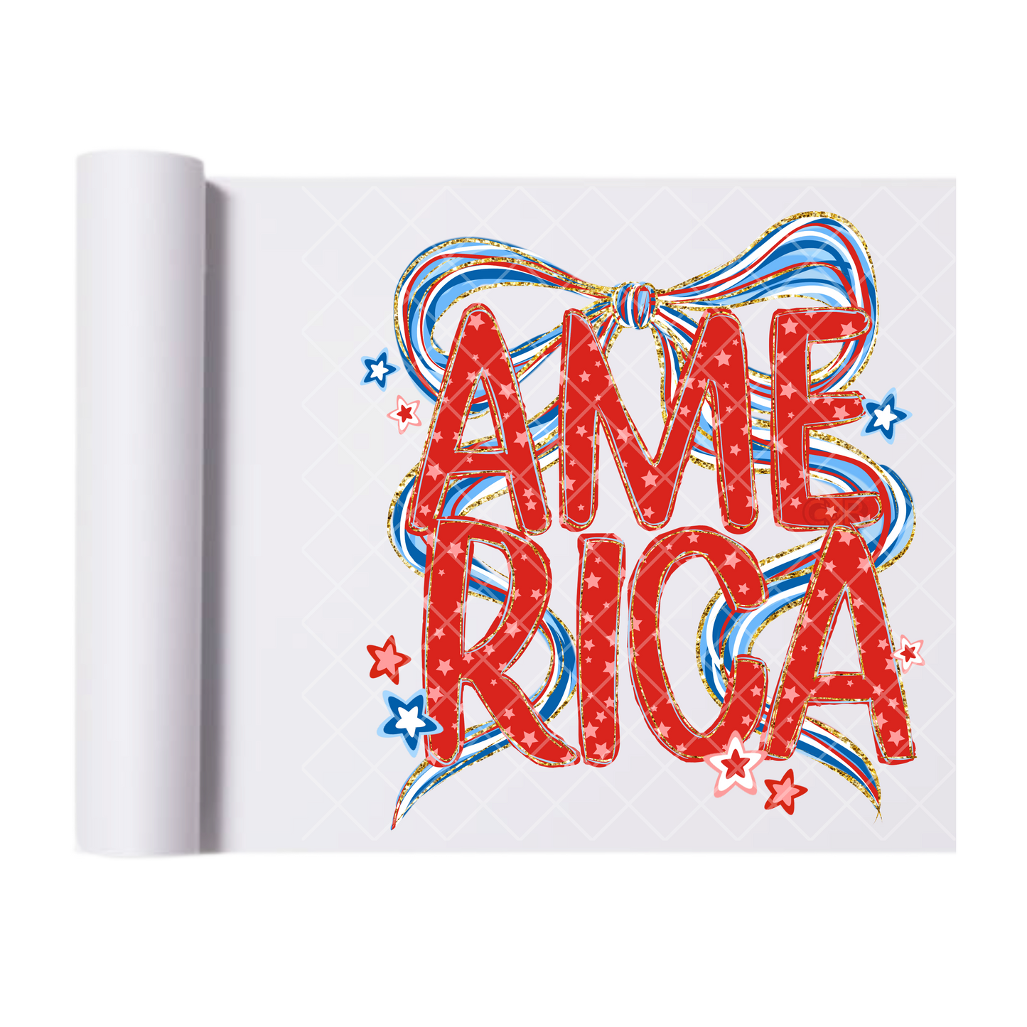 Ame Rica - Direct Print Film Transfer for Trendy T-Shirts, Cotton, Polyester & Blends - High-Quality Print