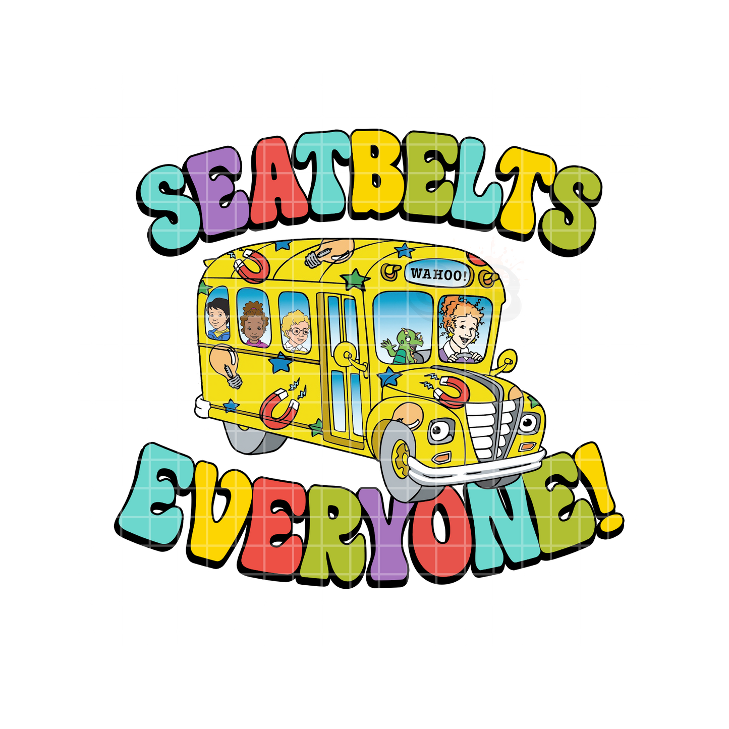 Seatbelts Everyone Bus T-Shirt