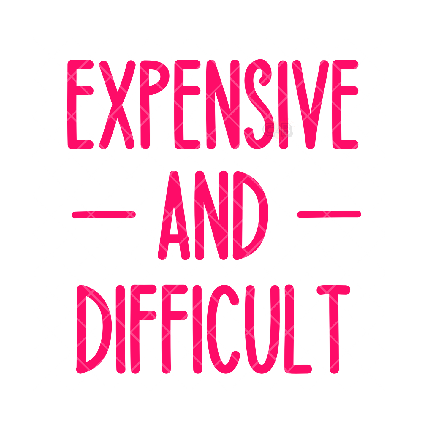 Expensive And Difficult PNG