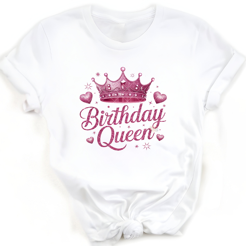 Pink Birthday Queen Crown PNG