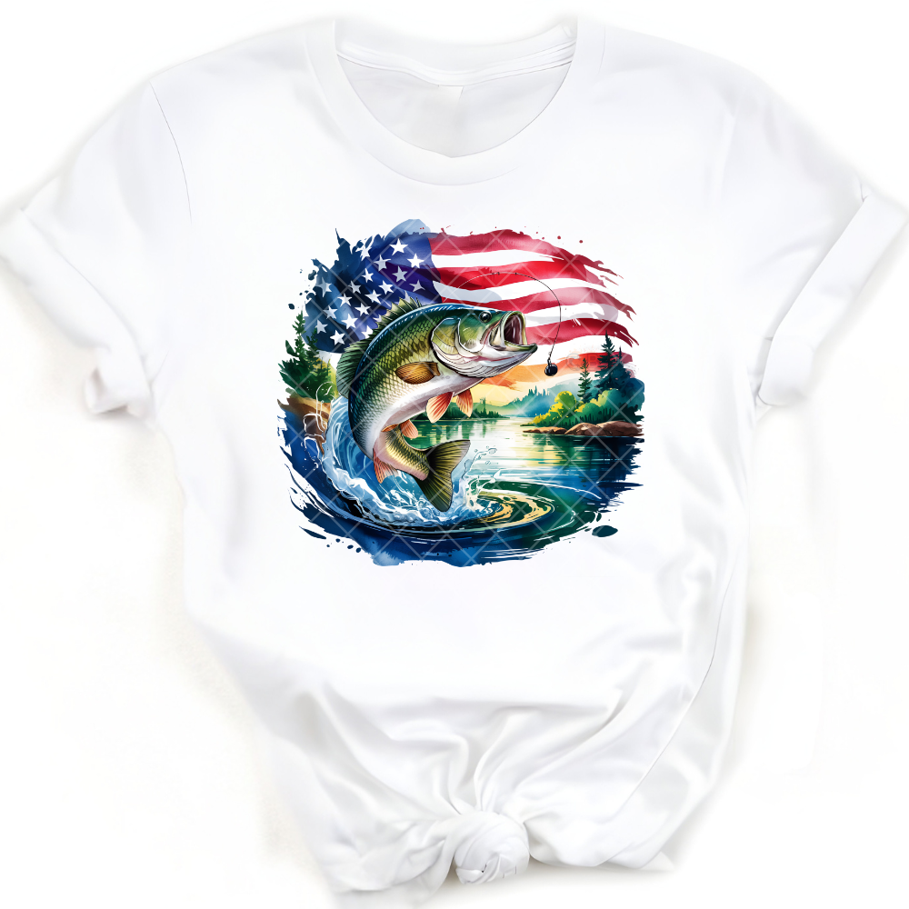 American Bass Fishing PNG