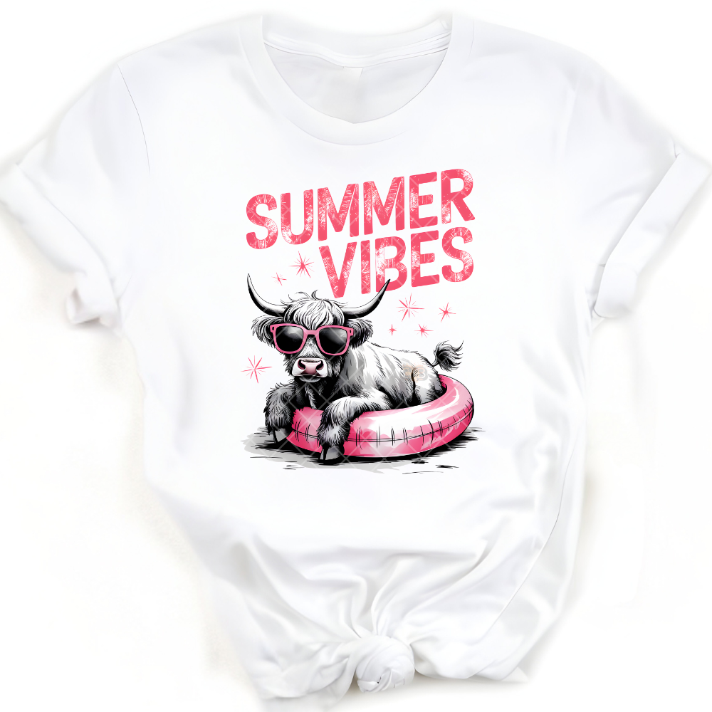 Steer In A Tube Summer Vibes PNG