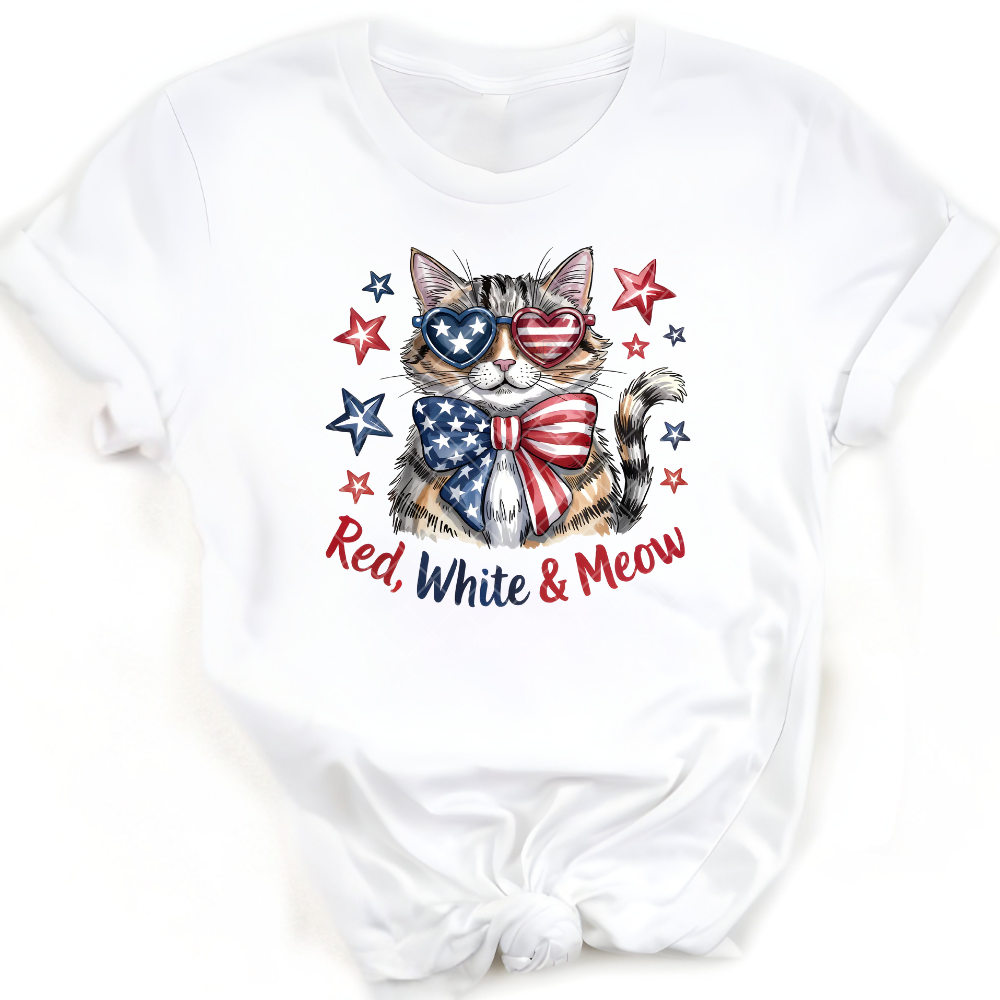 Red White And Meow PNG File