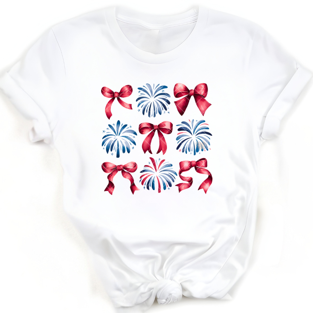 Blue Works Red Bows PNG