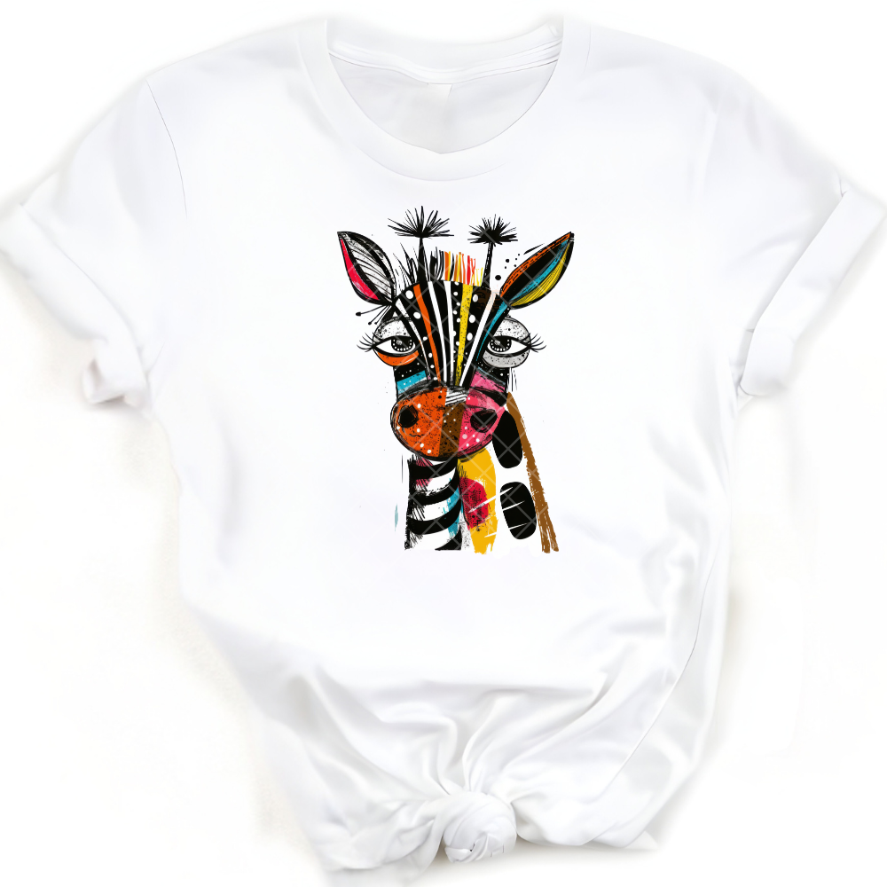 Zebra Art Painting PNG