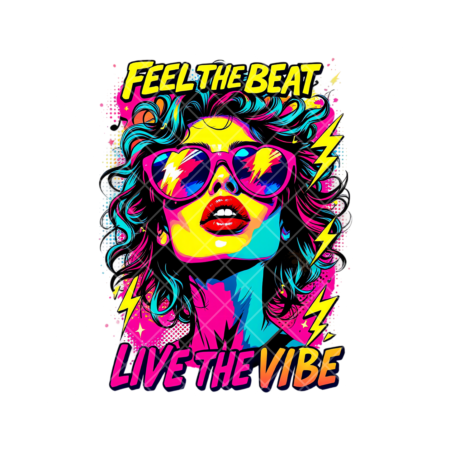 Feel The Vibe PNG