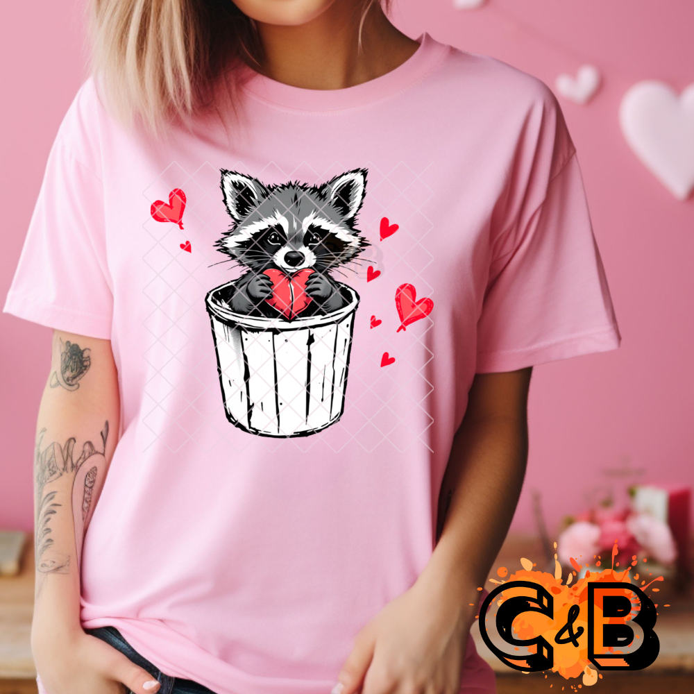 Raccoon love in a can PNG