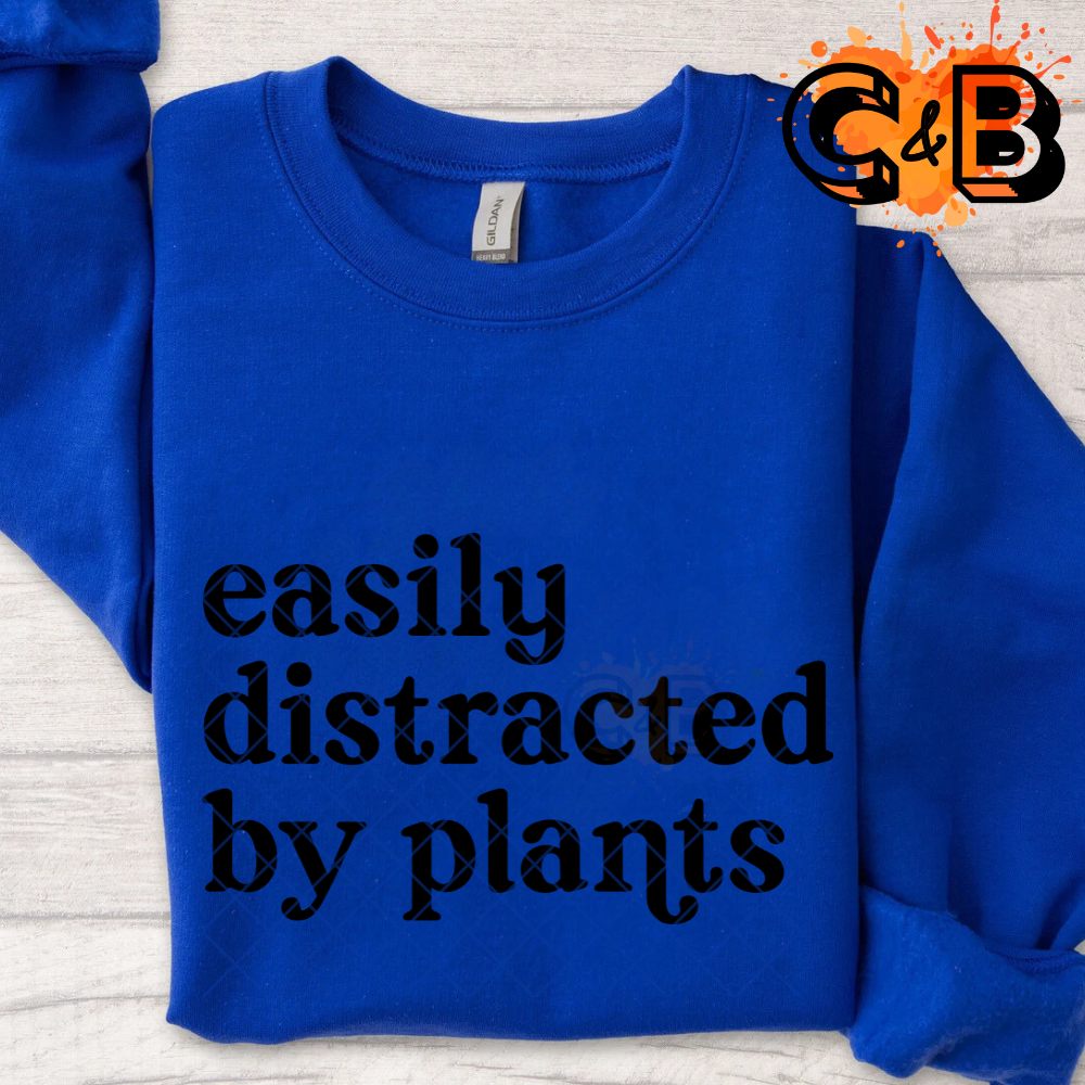 Easily distracted by plants PNG