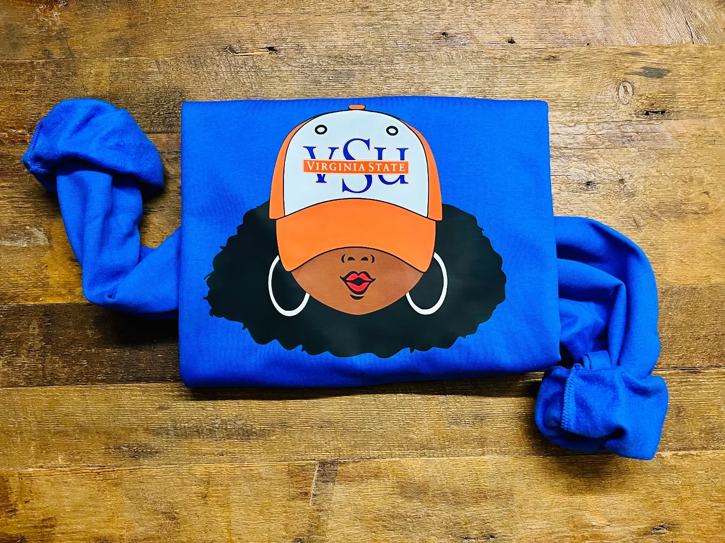 College Girl With Hat Customized T-Shirt