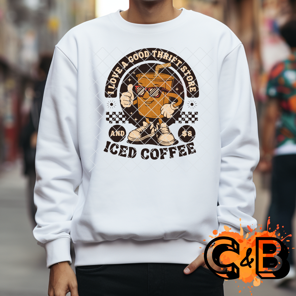 Good thrift store and 8$ iced coffee PNG