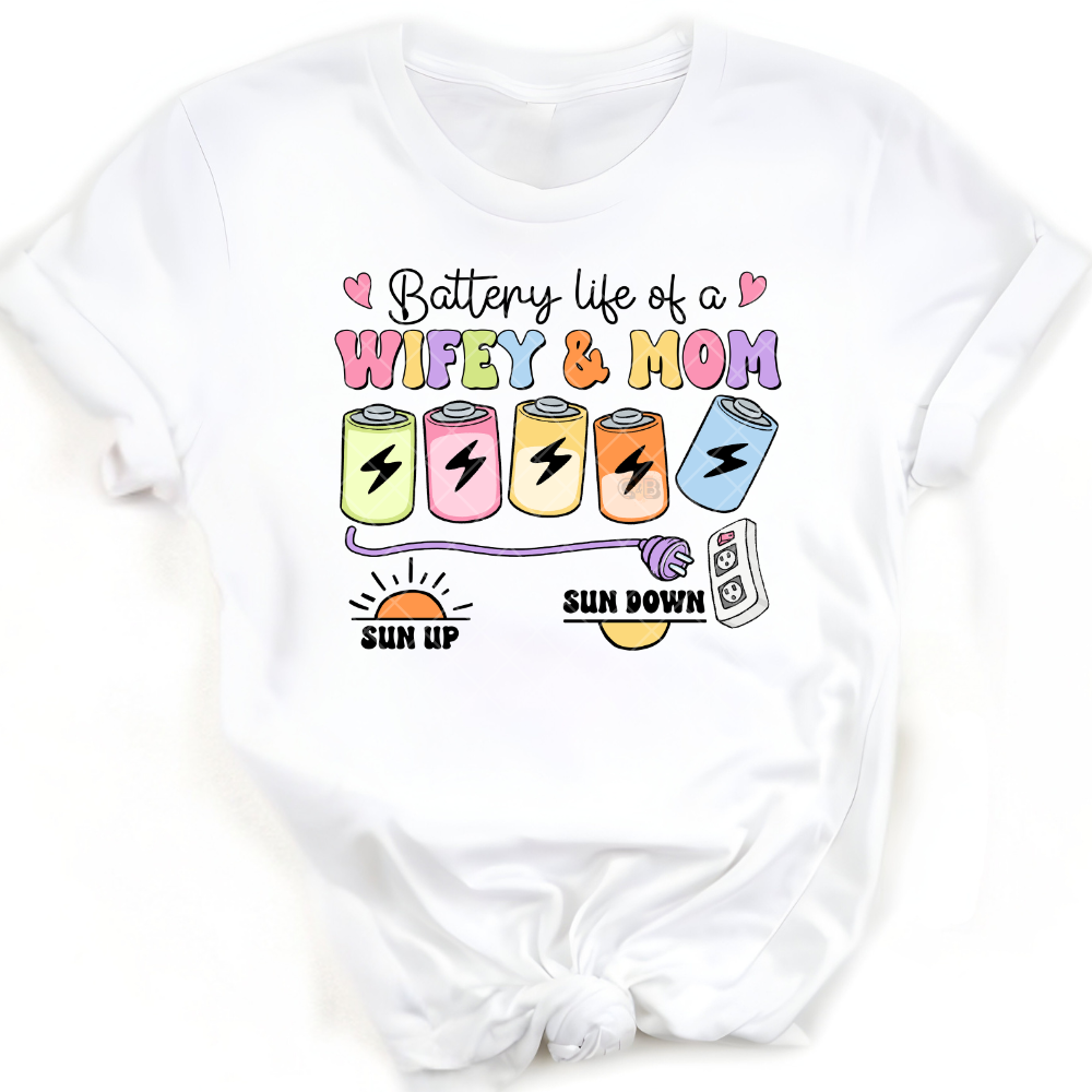 Battery Life Wifey Mom PNG