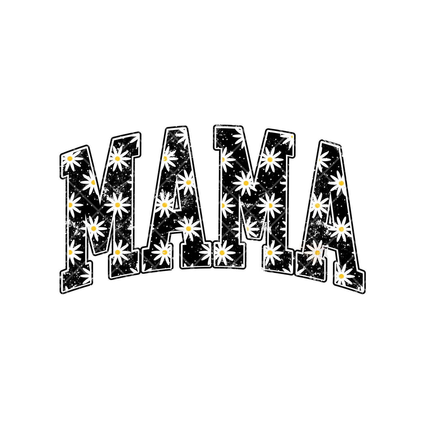 Mama Daisy Black Inlay PNG
