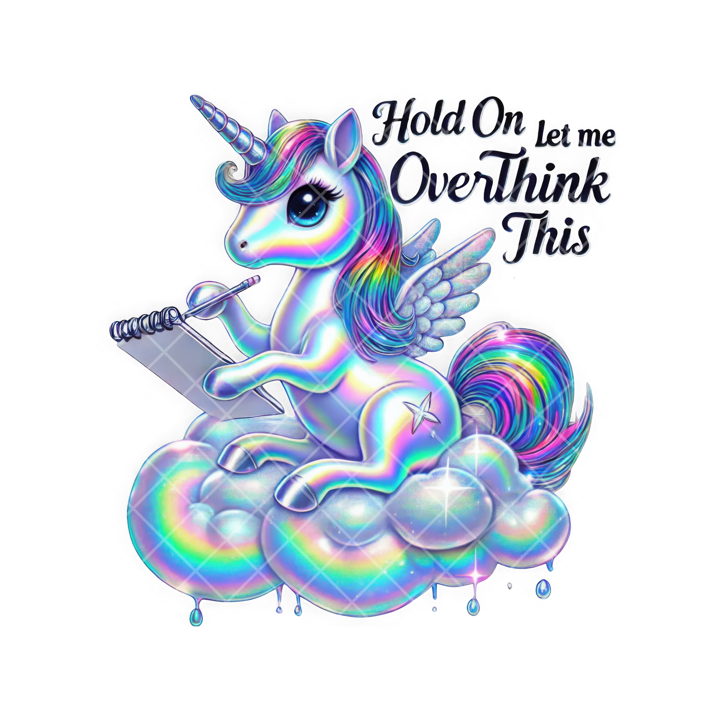 Hold On Let Me Over Think This PNG
