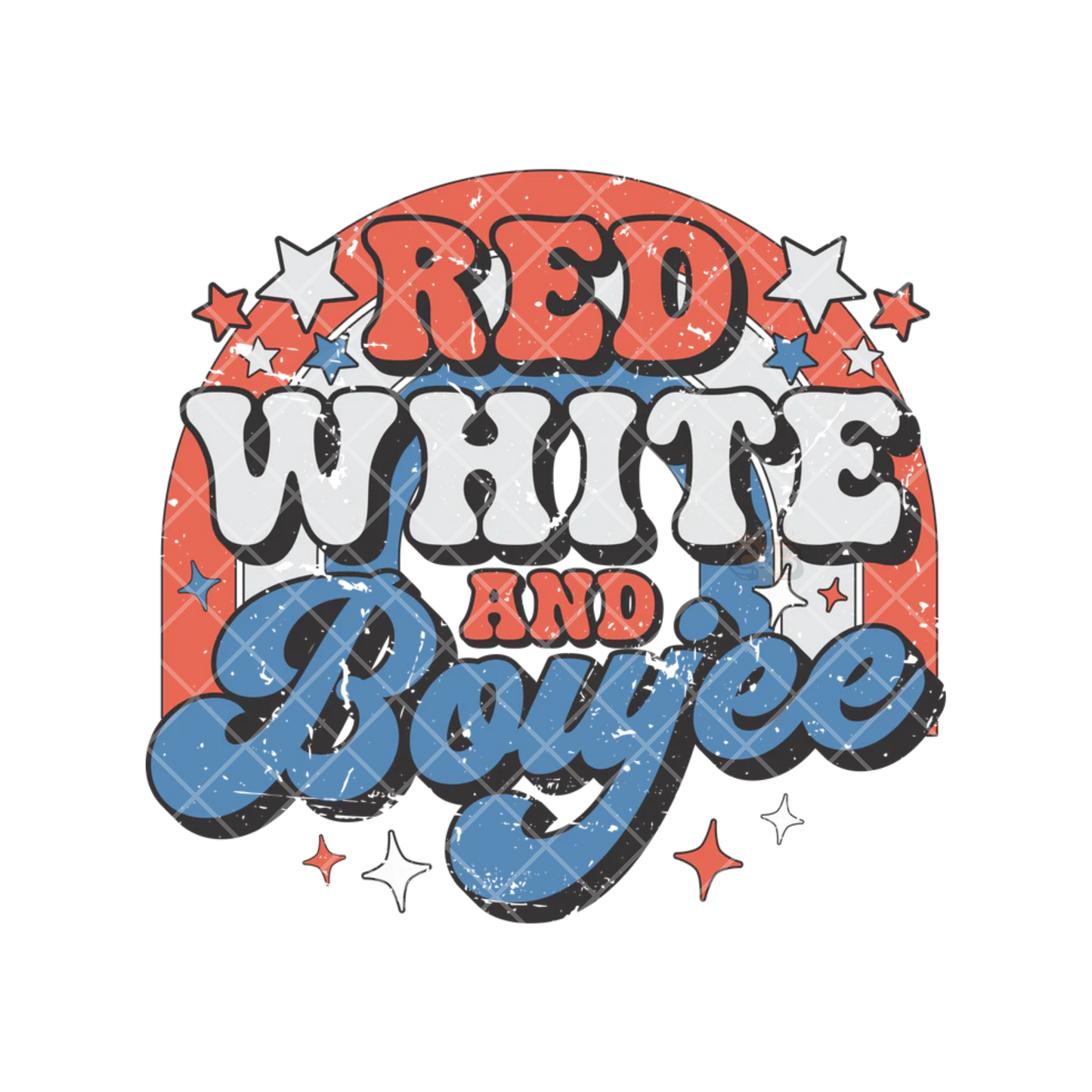 Red White And Boigee - PNG File