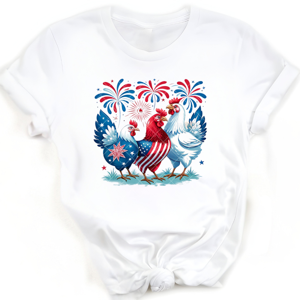 Rooster Patriot Celebration PNG