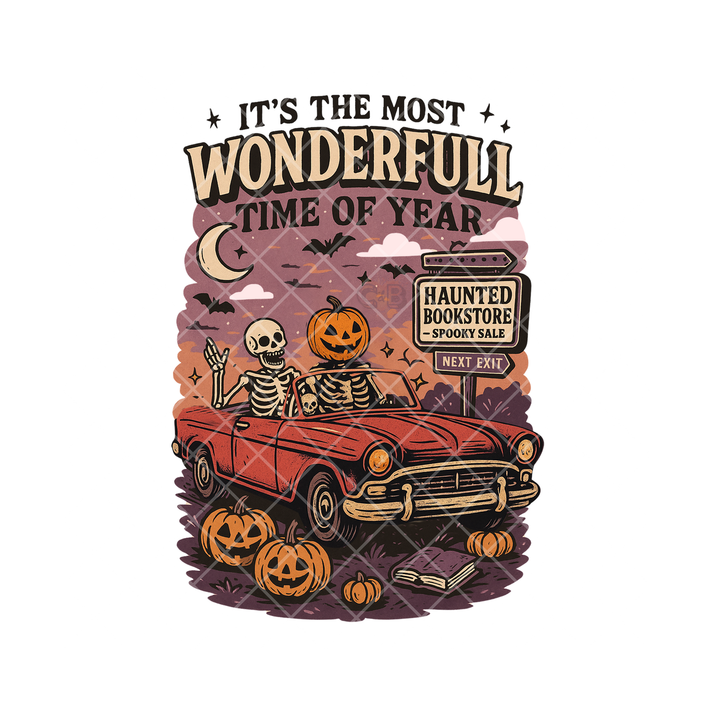 The Most Wonderful Time Halloween PNG File