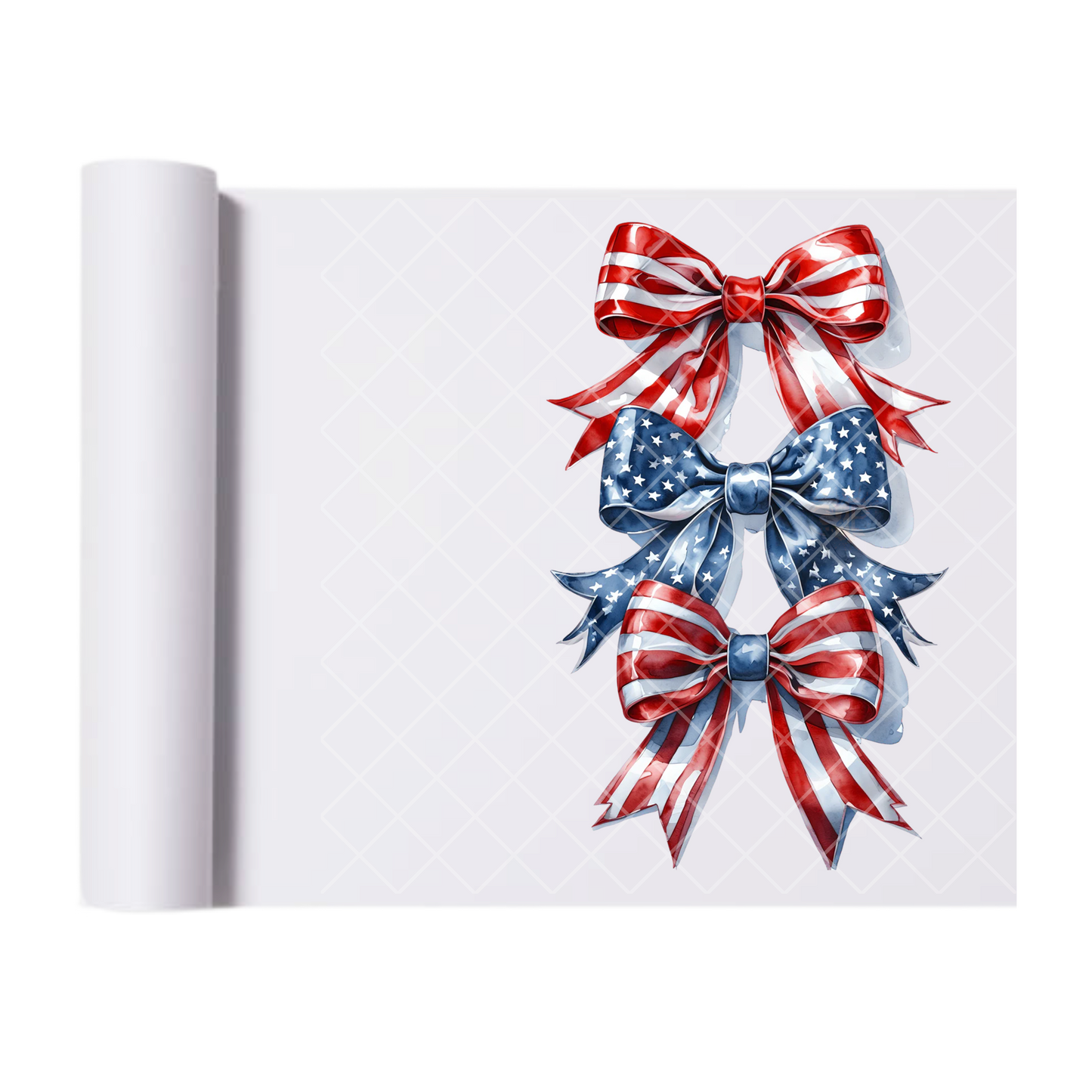 American Bow Stack - Direct Print Film Transfer for Trendy T-Shirts, Cotton, Polyester & Blends - High-Quality Print