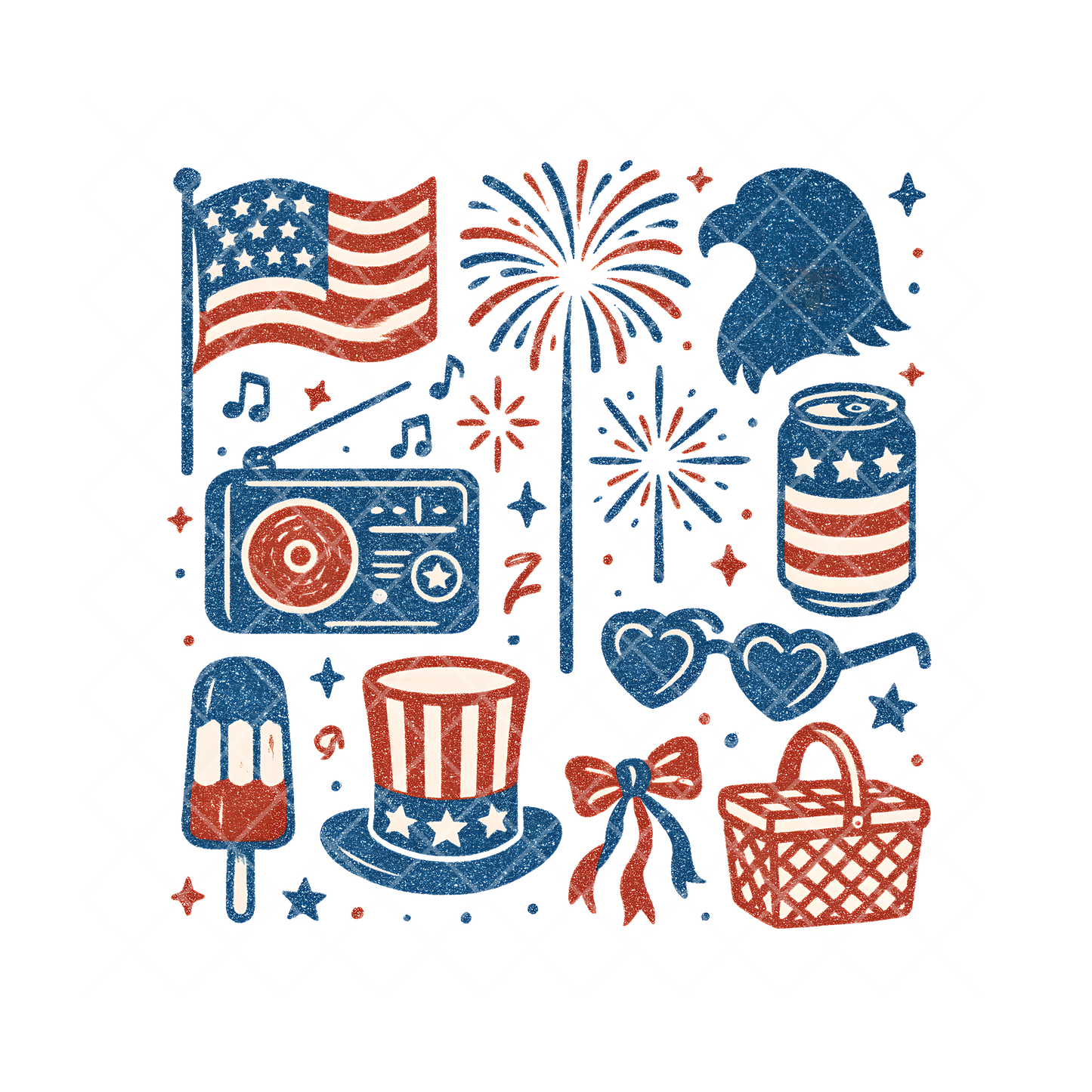 Star Spangled Summer PNG