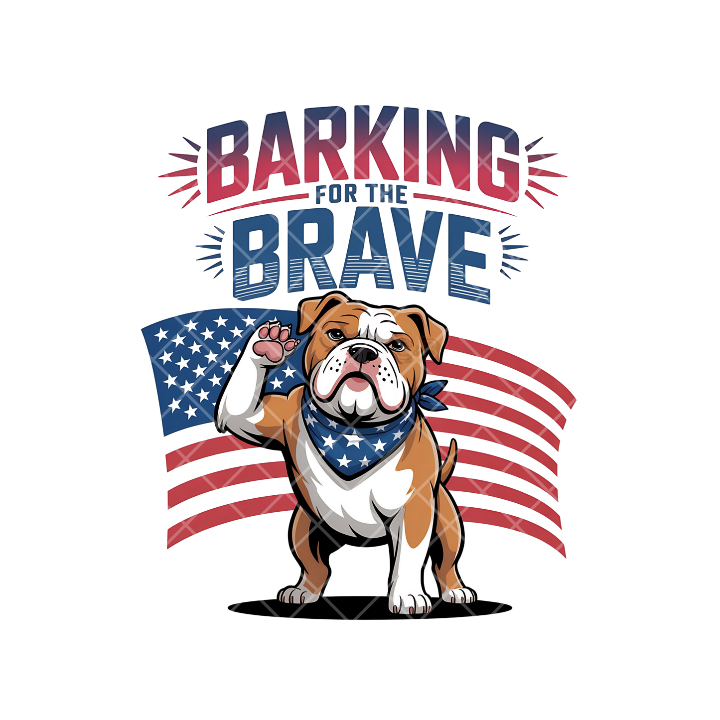 Barking Brave PNG