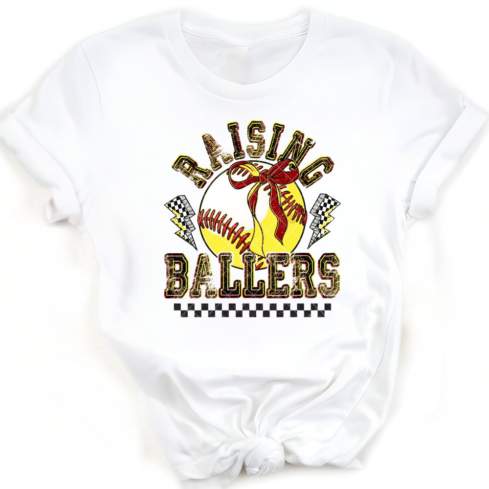 Raising Ballers Softball - Premium Graphic T-Shirt for Casual Wear