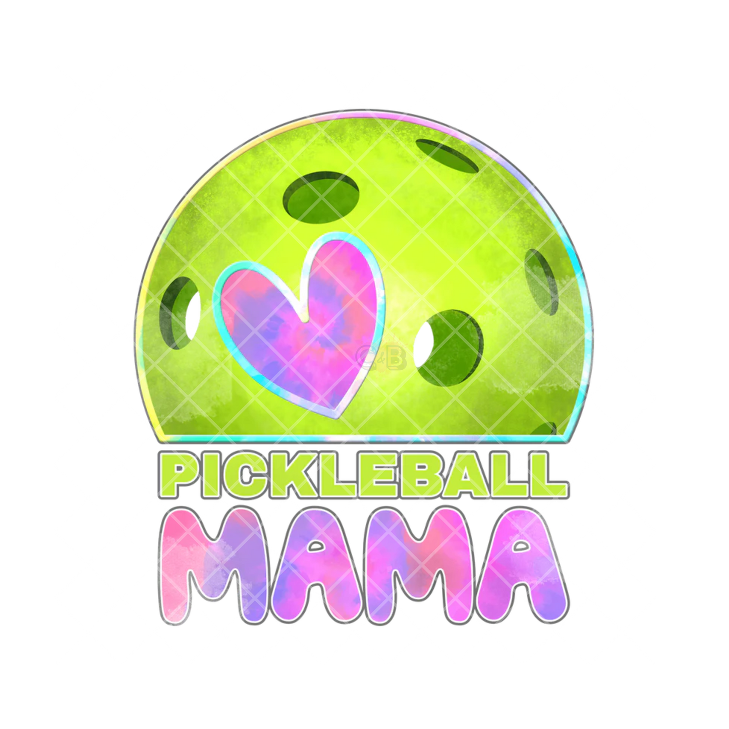 Pickleball Mama PNG