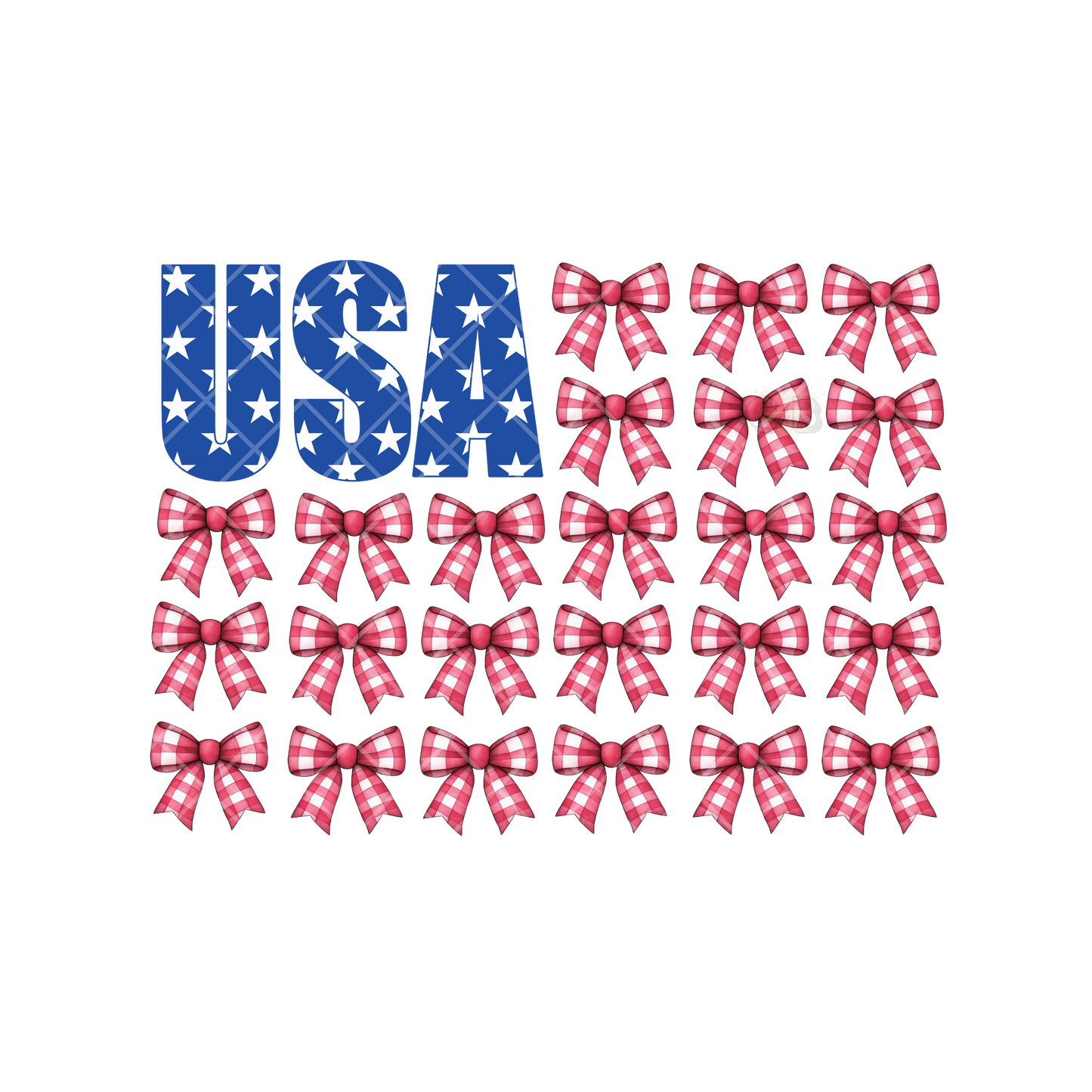 USA Ribbon Flag PNG
