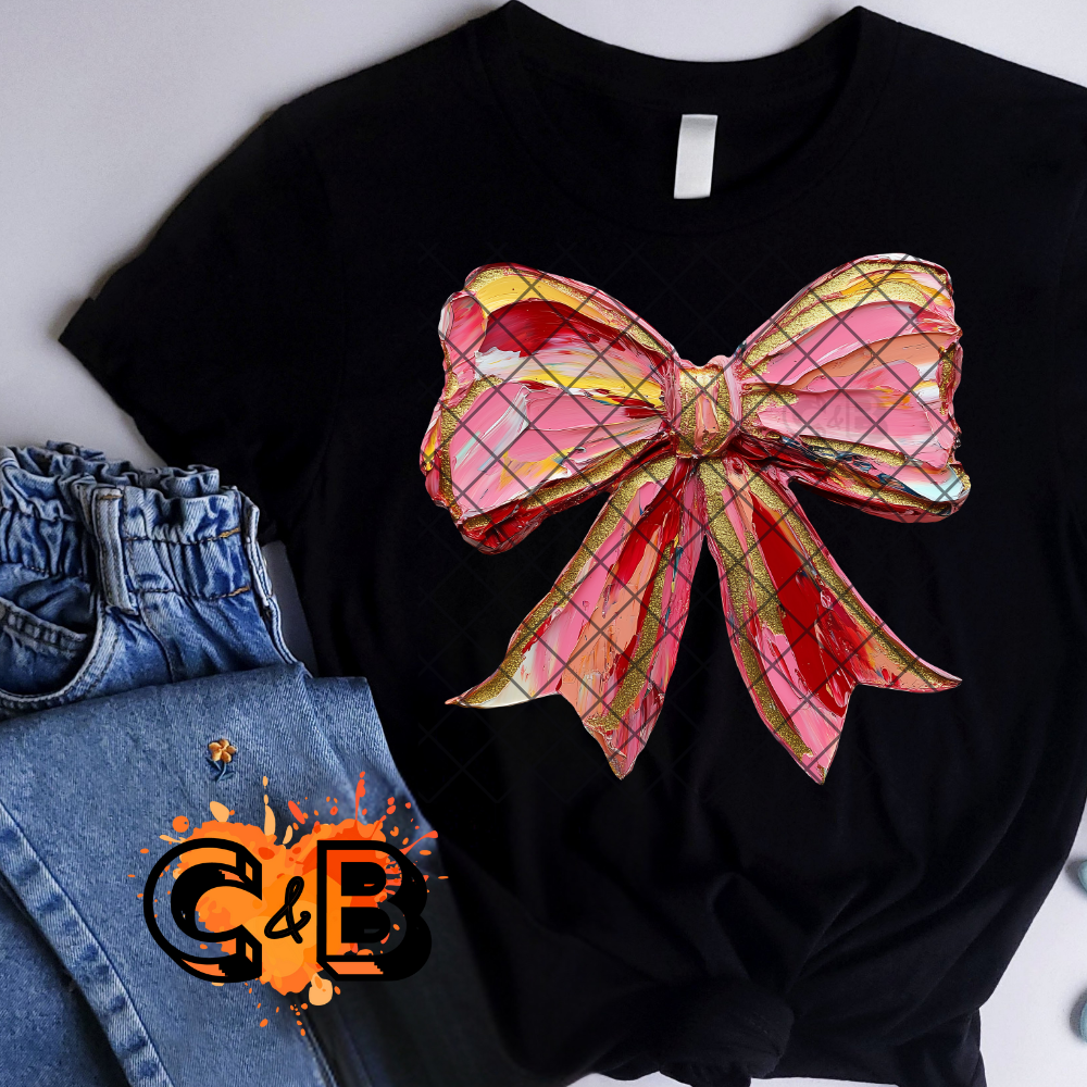 Thick paint bow T-Shirt