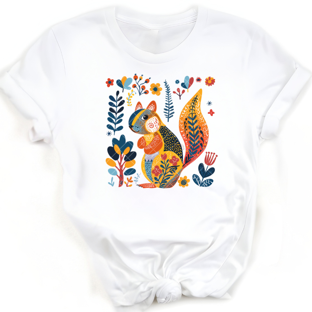 Pattern Squirrel Autumn PNG