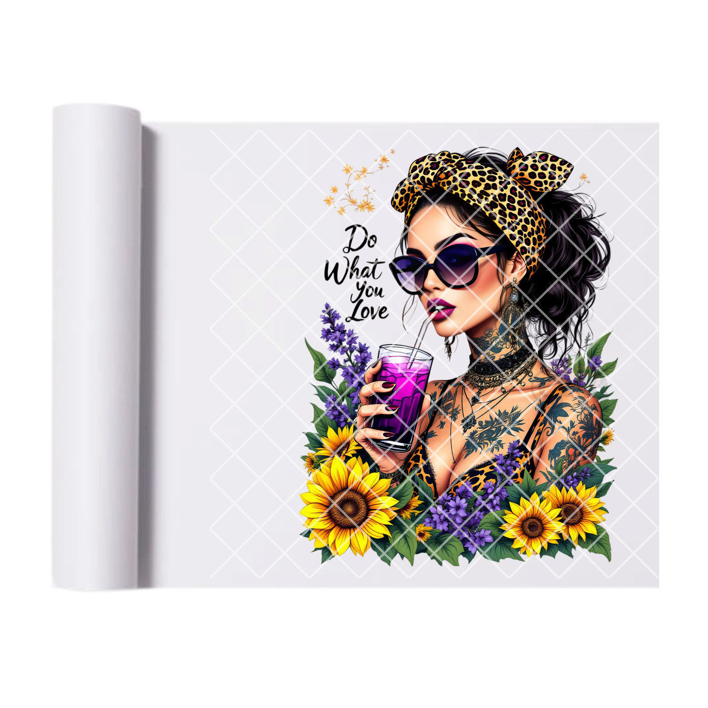 Do what you love babe DTF transfer-high quality transfer for printing