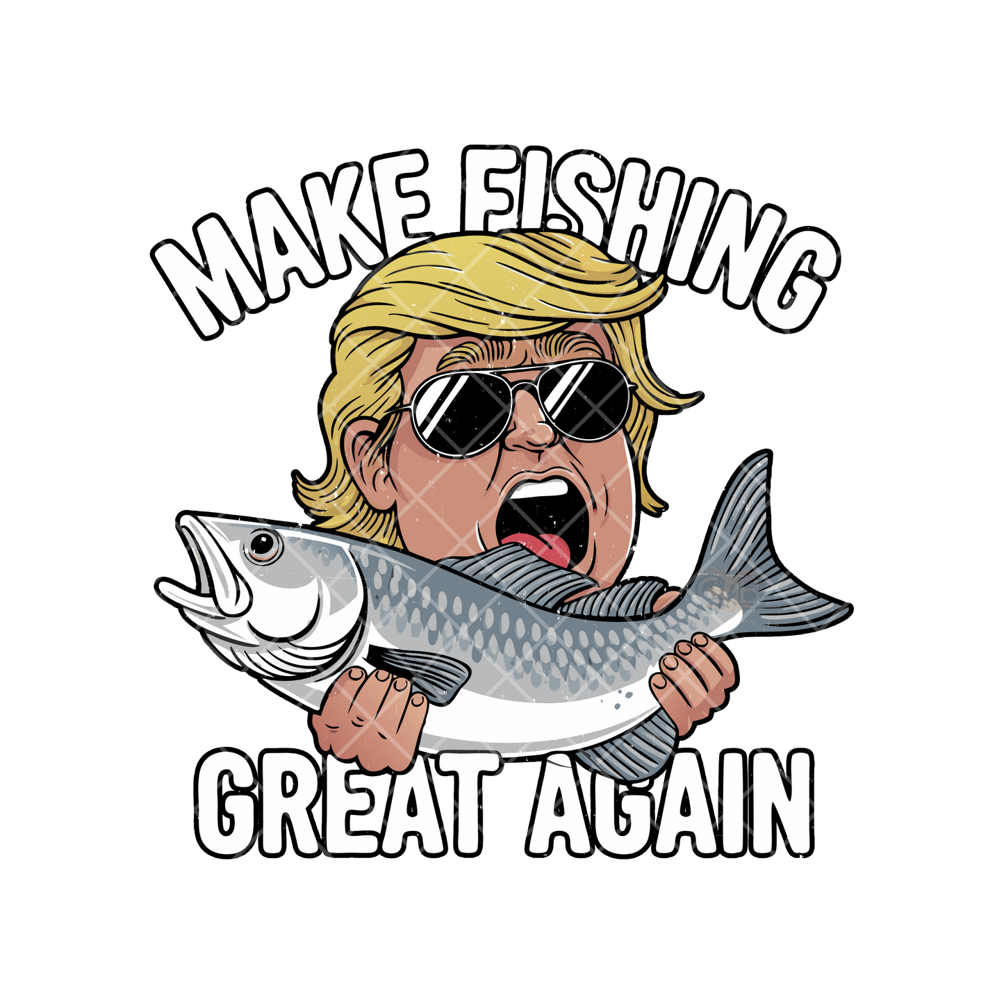 Make Fishing Great Again PNG