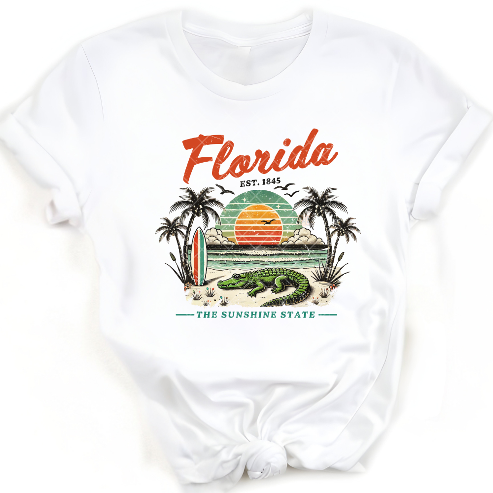 Florida Sunshine State Crocodile PNG