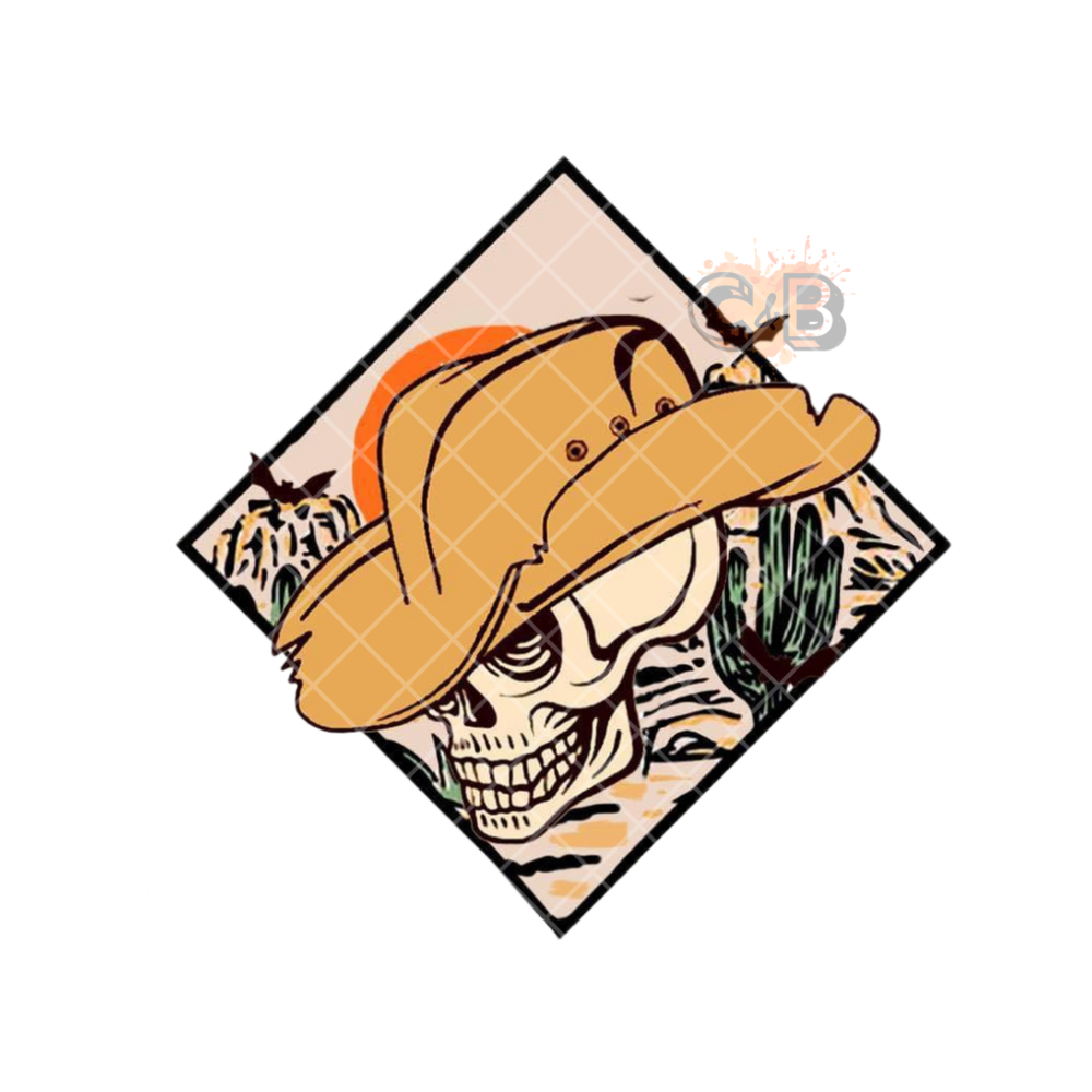 Skeleton Desperado Diamond PNG