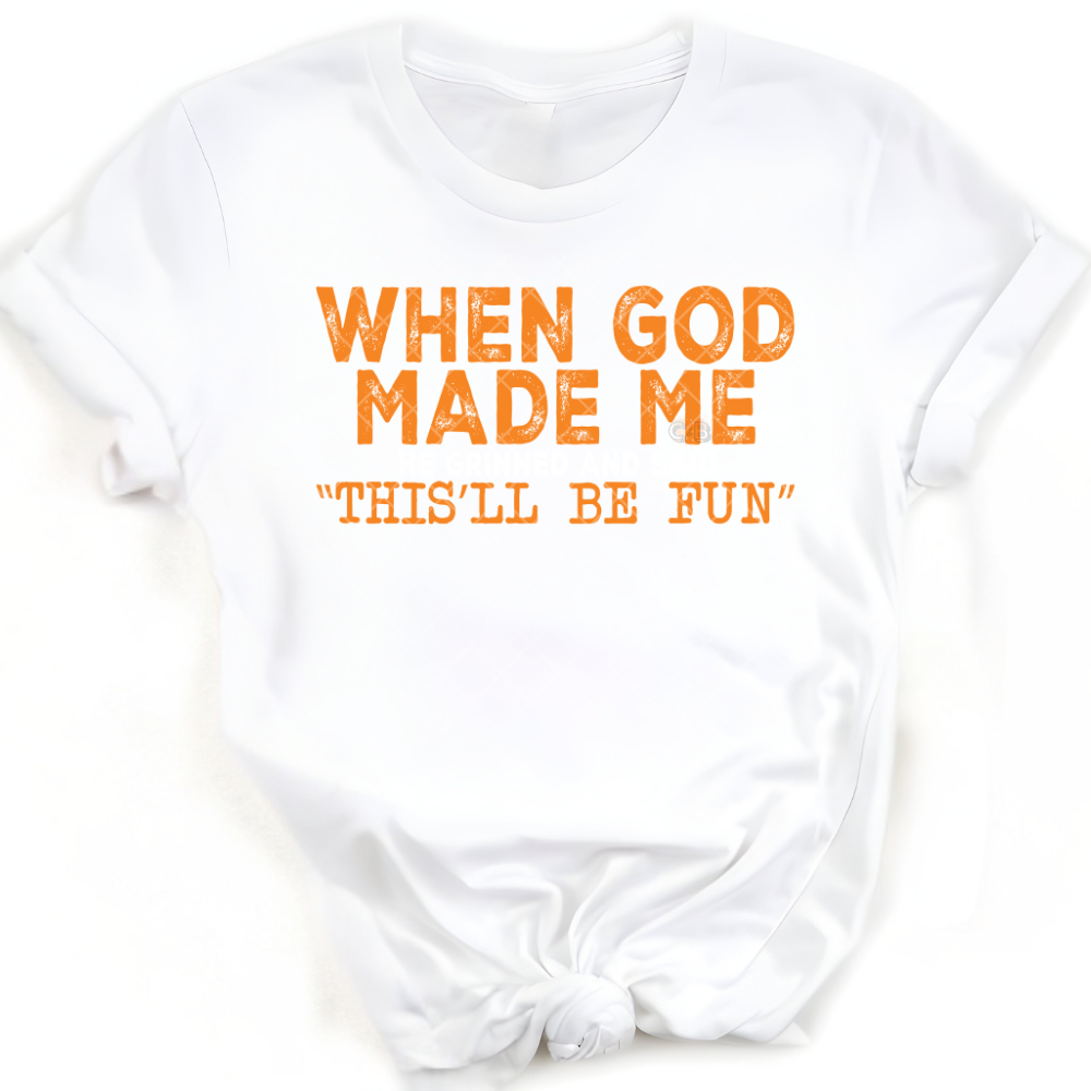 When God Made Me PNG